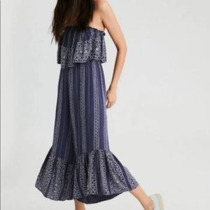 Wide legged jumpsuit